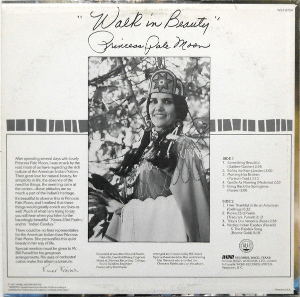 Princess Pale Moon - Walk In Beauty - 1977