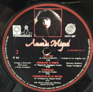 Amanda Miguel - El Sonido Vol. 2 - 1982