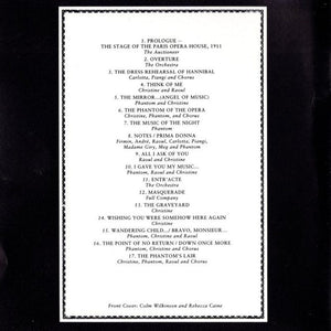 Andrew Lloyd Webber - Highlights From Andrew Lloyd Webber's The Phantom Of The Opera (Original Canadian Cast) (CD) - 1994