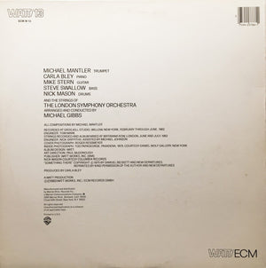 Michael Mantler - Something There - 1983