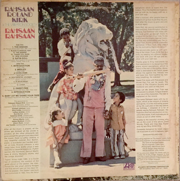 Rahsaan Roland Kirk & The Vibration Society - Rahsaan Rahsaan - 1970