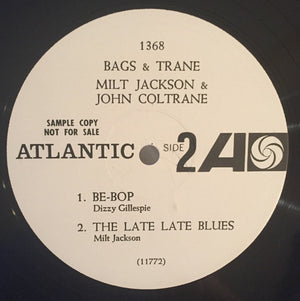 Milt Jackson & John Coltrane - Bags & Trane Vinyl Record