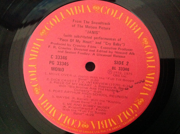 Janis Joplin - Janis - 1975