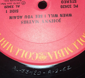 Johnny Mathis - When Will I See You Again - 1975