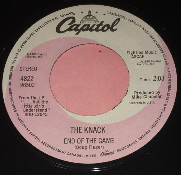 Knack (3), The - Baby Talks Dirty - 1980