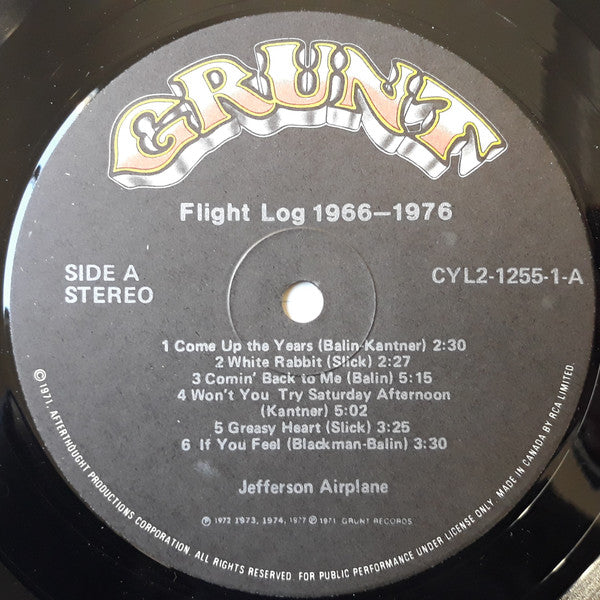 Jefferson Airplane - Flight Log