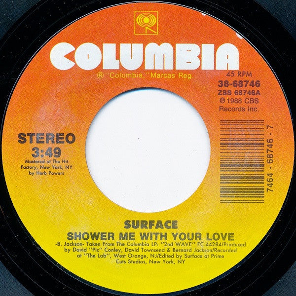 Surface - Shower Me With Your Love - 1988