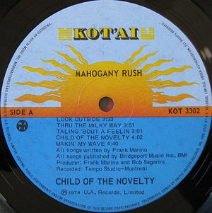 Mahogany Rush - Child Of The Novelty Vinyl Record