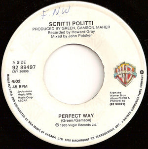 Scritti Politti - Perfect Way - 1985