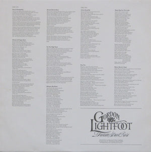 Gordon Lightfoot - Dream Street Rose - 1980