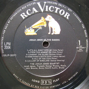 The Jonah Jones Quartet - Jonah Jones At The Embers