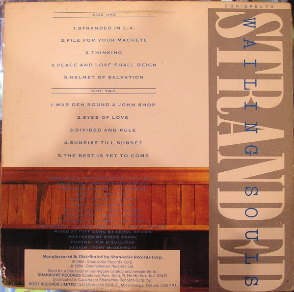 Wailing Souls - Stranded - 1984