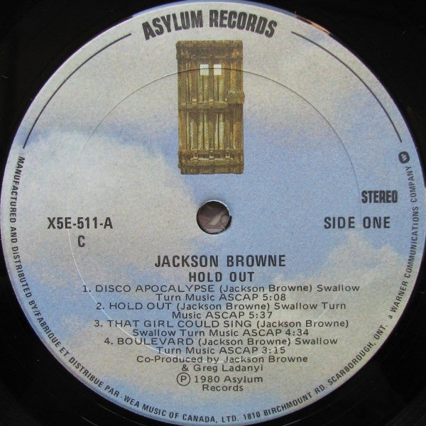 Jackson Browne - Hold Out