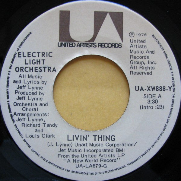 Electric Light Orchestra - Livin' Thing - 1976