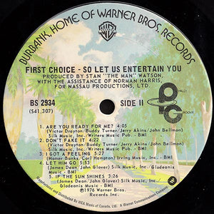 First Choice - So Let Us Entertain You