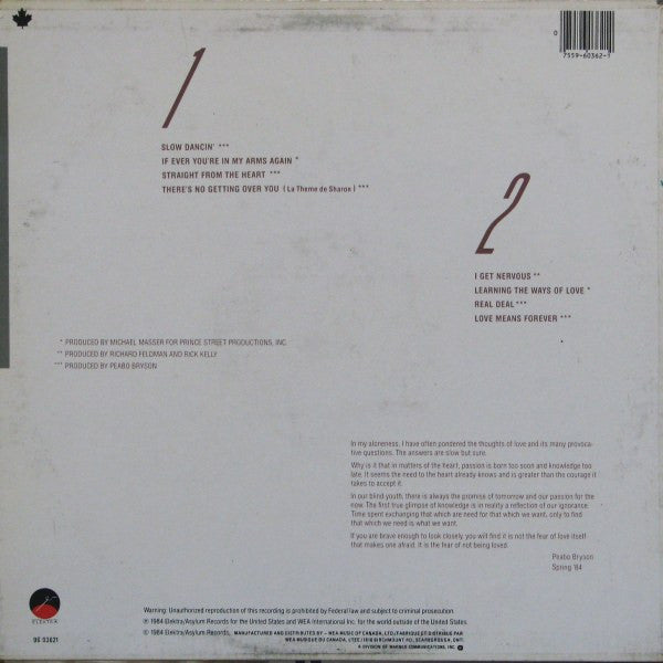 Peabo Bryson - Straight From The Heart