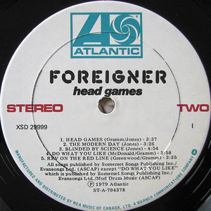 Foreigner - Head Games - 1979