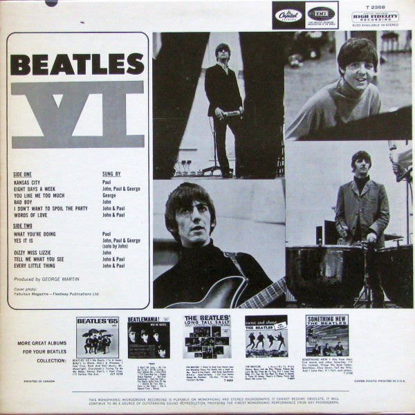 Beatles, The - Beatles VI - 1965
