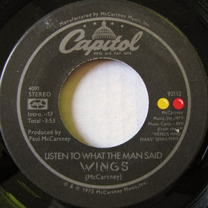 Wings (2) - Listen To What The Man Said