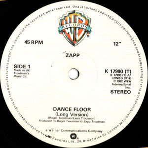 Zapp - Dance Floor / More Bounce To The Ounce - 1982