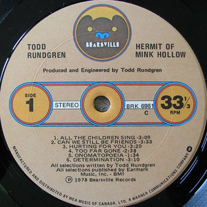 Todd Rundgren - Hermit Of Mink Hollow