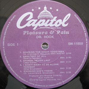 Dr. Hook - Pleasure & Pain - 1978