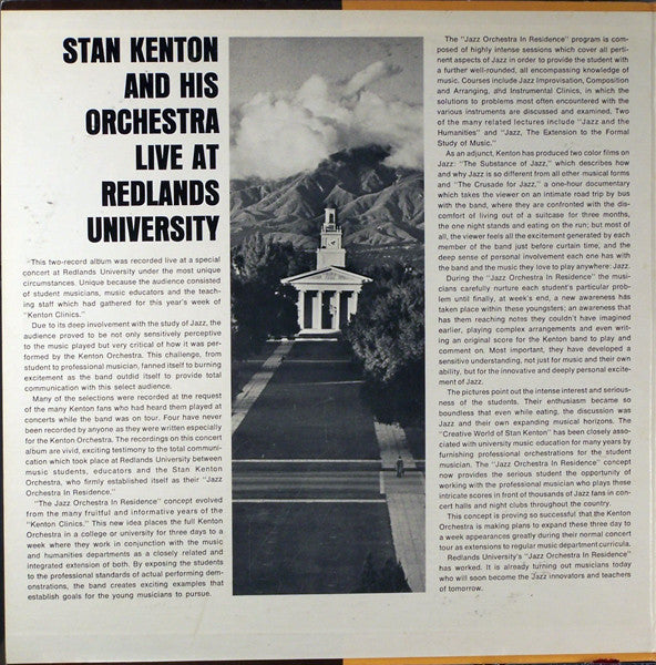 Stan Kenton And His Orchestra - Live At Redlands University - 1971