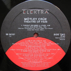 Mötley Crüe - Theatre Of Pain - 1985