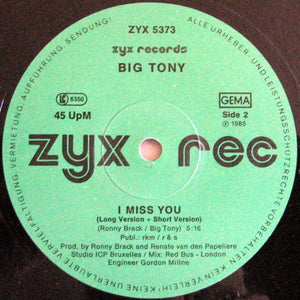 Big Tony - Let The Music Play