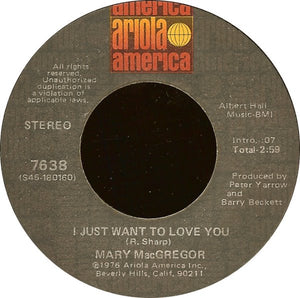 Mary MacGregor - Torn Between Two Lovers Vinyl Record