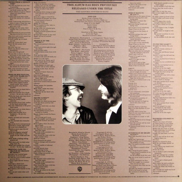 Sanford & Townsend - Smoke From A Distant Fire