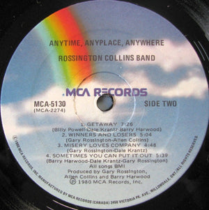 Rossington Collins Band - Anytime, Anyplace, Anywhere