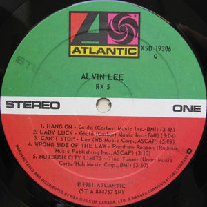 Alvin Lee - RX5