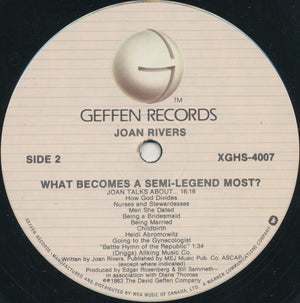 Joan Rivers - What Becomes A Semi-Legend Most? - 1983