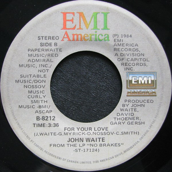 John Waite - Missing You - 1984