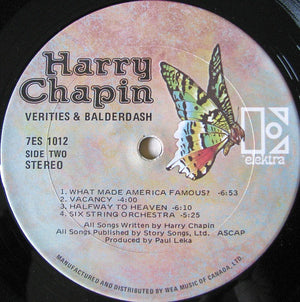 Harry Chapin - Verities & Balderdash - 1974