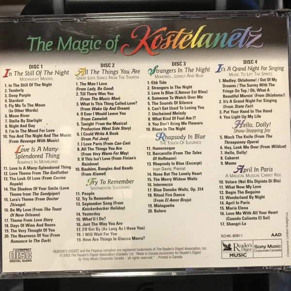 André Kostelanetz And His Orchestra - The Magic Of Kostelanetz (CD) - 2003