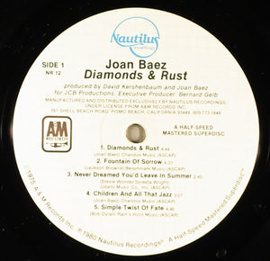 Joan Baez - Diamonds & Rust - 1980