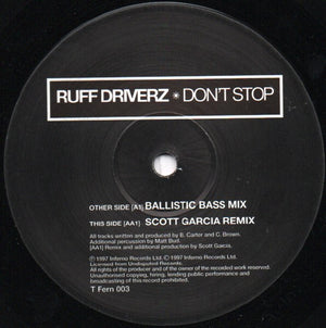 Ruff Driverz - Don't Stop