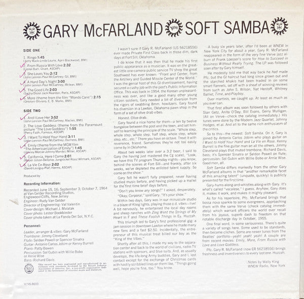 Gary McFarland - Soft Samba