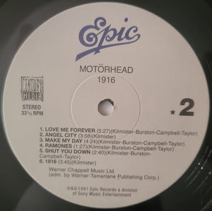Motörhead - 1916 Vinyl Record