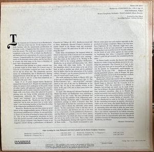 Arthur Rubinstein - Beethoven Piano Concerto No 1