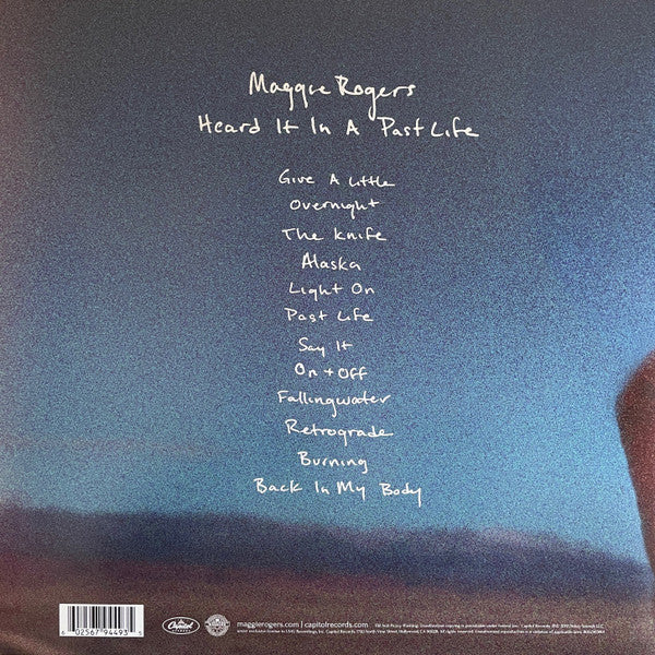 Maggie Rogers - Heard It In A Past Life - 2019