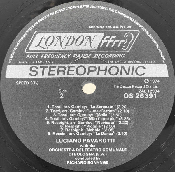 Luciano Pavarotti - Pavarotti In Concert