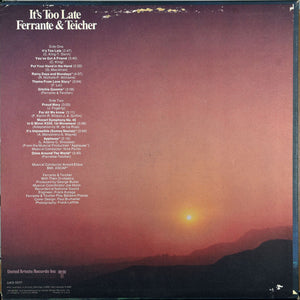 Ferrante & Teicher - It's Too Late