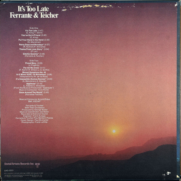 Ferrante & Teicher - It's Too Late