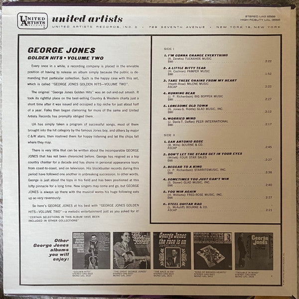 George Jones - Golden Hits! Volume 2 - 1967