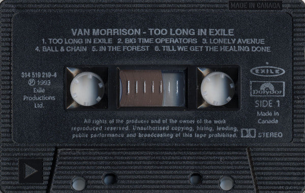 Van Morrison - Too Long In Exile