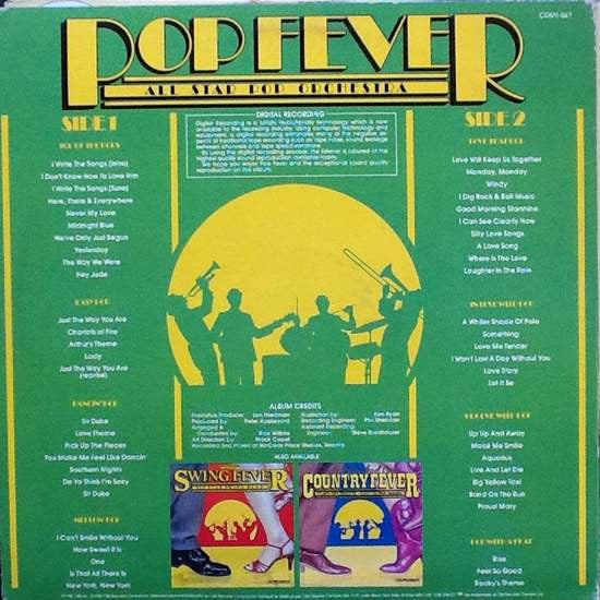 All Star Pop Orchestra - Pop Fever - 1982