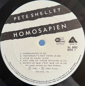 Pete Shelley - Homosapien - 1982